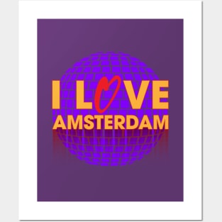 I Love Disco Amsterdam Posters and Art